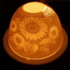light -glow  tealight candle holder - by Wellino - elegancki, biskwitowy  świecznik na tea lighta