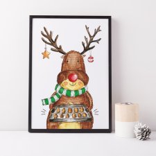 Plakat "Pan Renifer" format A4
