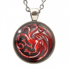 Targaryen - medalion z łańcuszkiem - Egginegg