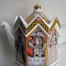 Rarytas od Sadler 4440 king henry VIII and his six wives  kolekcjonerski i użytkowy imbryk - dzbanek porcelanowy 1960