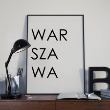 Plakat WARSZAWA 50x70