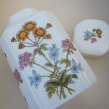 porcelanowy Pojemnik z przykrywką