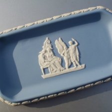 Wedgwood Antique blue jasper  - kolekcjonerska biskwitowa porcelana