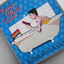 Merry Must Have - BATHROOM DUCK SHOOT - oryginalna,  niespotykana dowcipna na czasie...nowa w oryginalnym opakowaniu