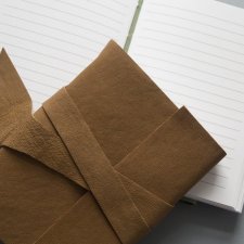 Skórzany notes w linie 14