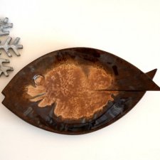 Ryba ceramiczna patera