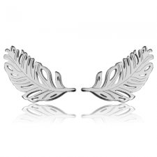 kolczyki FEATHERS- srebro 925