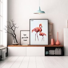 Flamingi 100 x 70 cm