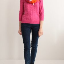 sweter vintage z alpaką