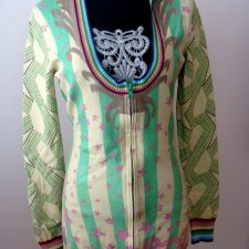 OILILY  - BAWEŁNIANY  SWETER Z KAPTUREM