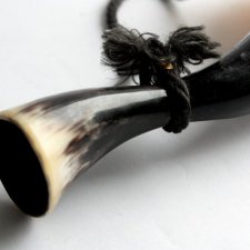 RÓG MYŚLIWSKI naturalny dla konesera donośny dźwięk