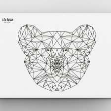 Miś outline A3