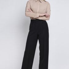 Szerokie spodnie, SD111 czarny