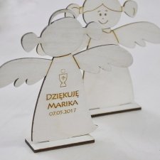 Podziękowania komunijne - aniołek dziewczynka