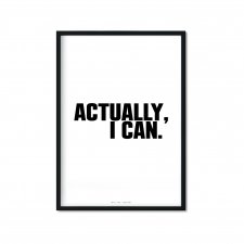 "I Can" Plakat A3