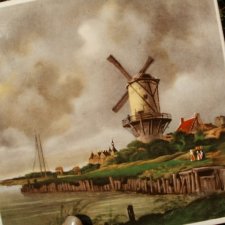 holenderski pejzaż  ceramiczny kafelek steuler