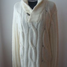 H&M - SWETER Z ALPAKĄ