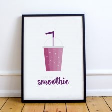 A4 Plakat MNIAM - smoothie buraczkowe