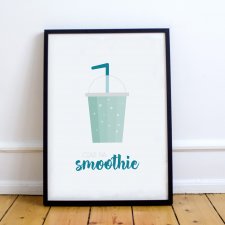 A4 Plakat MNIAM - smoothie miętowe