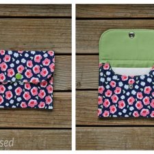 Etui na podpaski - Kwiaty