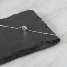 Rhodium Plated Small Heart Necklace