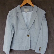 Niebieska letnia marynarka firmy H&M, roz. 44