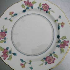 WEDGWOOD    CHINESE    FLOWERS ogromny 27,5 cm  szlachetnie porcelanowy półmisek - patera -niespotykane zdobienie