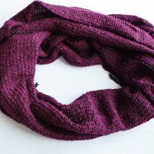 Grubszy szal fiolet vintage