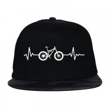 Czapka z daszkiem Bike EKG. Black / camo