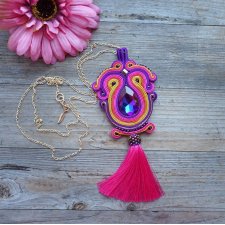 Doris -  naszyjnik/ wisior soutache