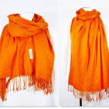 PASHMINA - WIELKI PIĘKNY SZAL KASZMIR JEDWAB