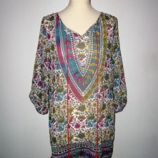 TUNIKA W STYLU BOHO NOWA XL