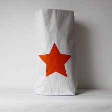 Worek papierowy gwiazda  KOLORY  - 70 cm