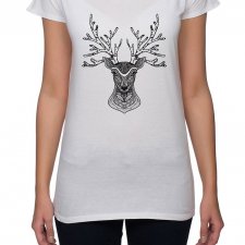 koszulka damska z jeleniem