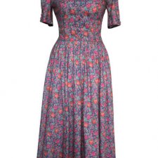 (autentyczny vintage) Romantyczna sukienka "Laura Ashley" boho hippie