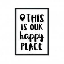 "Happy Place" Plakat