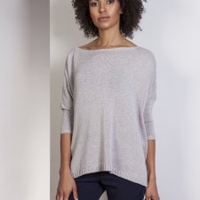 SWETER OVERSIZE, SWE114 szary