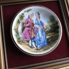 Obrazek miniatura  STAFFORDSHIRE ENGLAND - retro ozdoba na ścianę i oryginalny prezent