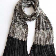 SZAL retro vintage KARBOWANY CC