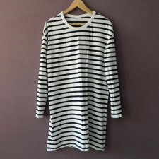 WEEKDAY * sukienka * OVERSIZE * DZIANINA BLACK&WHITE