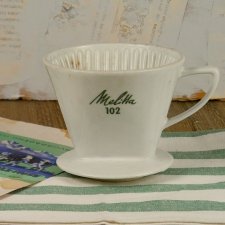porcelanowy filtr Melitta 102 biały
