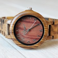 Damski drewniany zegarek seria FULL WOOD