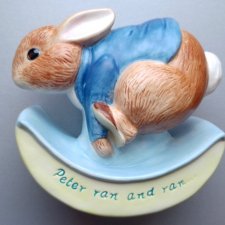 ❀ڿڰۣ❀ BEATRIX POTTER - Peter Rabbit ❀ڿڰۣ❀ Skarbonka ❀ڿڰۣ❀ Ręcznie malowana ❀ڿڰۣ❀ Plastyczna i realistyczna