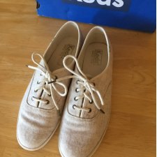 KEDS GLITTER WOOL tenisówki wełniane ecru złoto 39 jak nowe