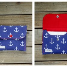 Etui na podpaski - Kotwice / Na zamówienie