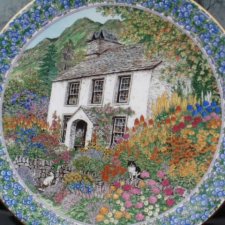 Royal Worcester 1991 cottage gardens   by SUE SCULLARD