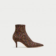 Zara botki w kwiaty roz. 37