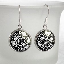 BLACK & WHITE ELEGANCKIE delikatne kolczyki NA KAŻDĄ OKAZJĘ