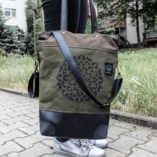 Torba Canvas Khaki Mandala