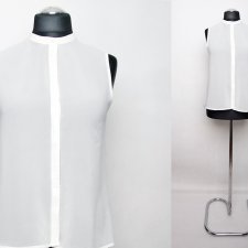 CALLIOPE biała koszula szyfon cekiny R 36/38 Hp_46